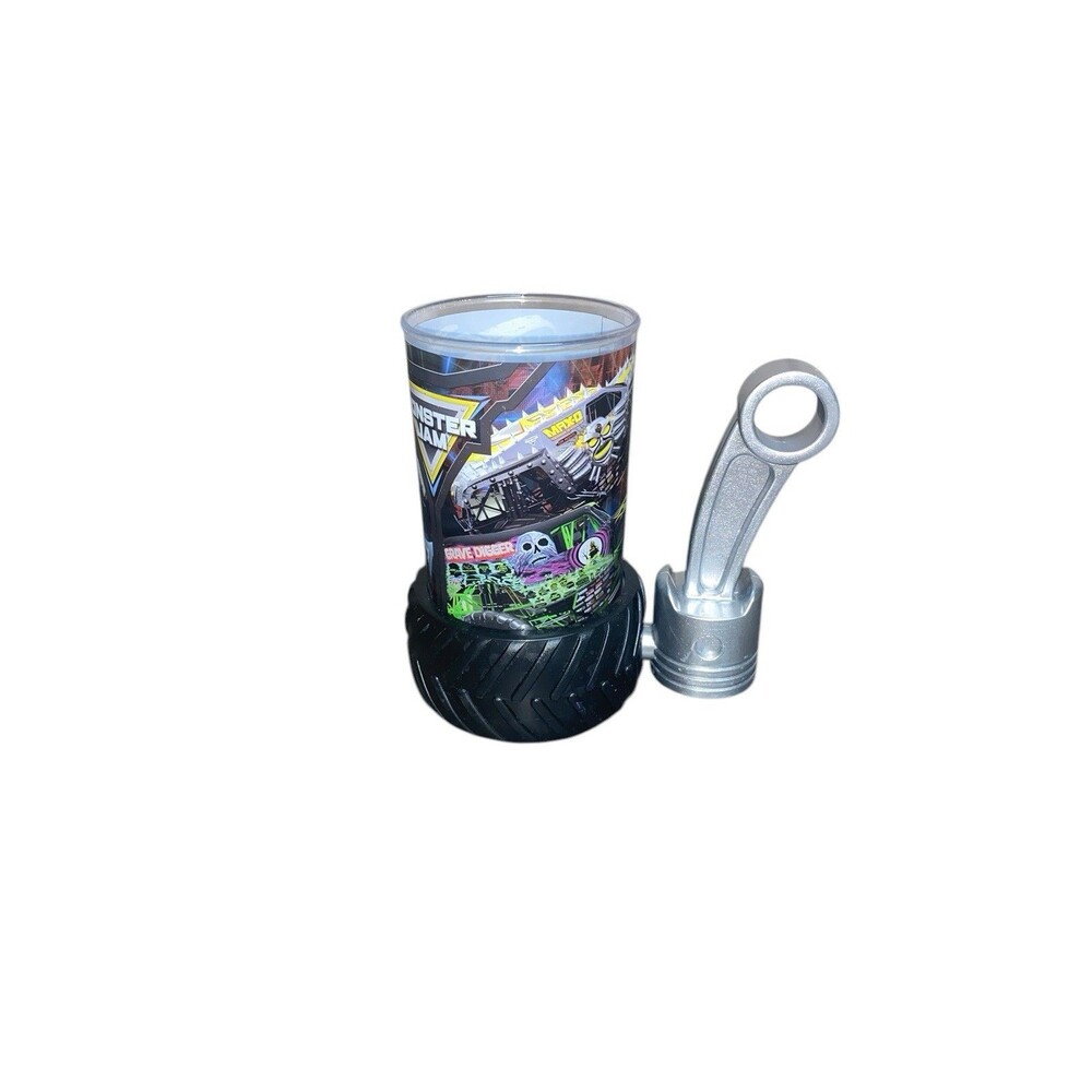 Monster Jam Truck Plastic Souvenir Tire Piston Rod Gear Cup Collectors Mug